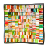 Square Mosaic Bowl - Multicoloured