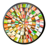 Round Mosaic Bowl - Multicoloured