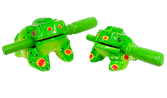 Green Frog Guiro - Various Sizes