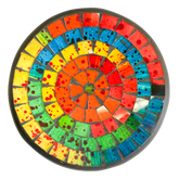 Round Mosaic Bowl - Rainbow