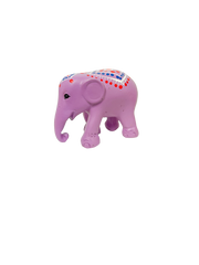 Painted Resin Elephants - Medium