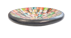 Round Mosaic Bowl - Multicoloured