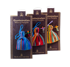 Mini Worry Dolls With Bag