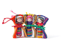 Large Worry Dolls on Bag