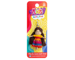 Worry Doll People Bag Zipper Pull Up