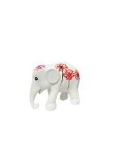 Painted Resin Elephants - Medium