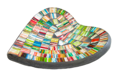 Heart Mosaic Bowl - Multicoloured