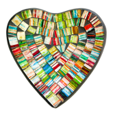 Heart Mosaic Bowl - Multicoloured