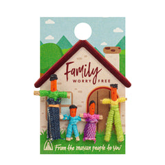 Mayan Worry Doll Family House on Magnet