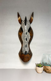 Zebra Mask White Wave - Various Sizes