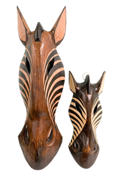 Zebra Mask Brown Shades - Various Sizes