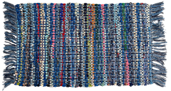 Recycled Chindi Rug - Blue