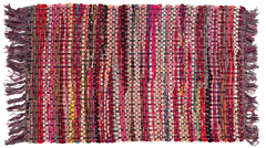 Recycled Chindi Rug - Purple