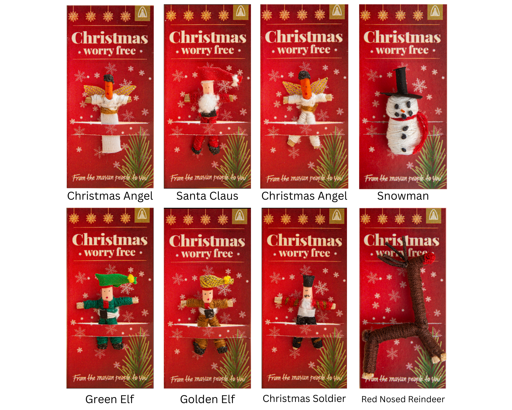 Christmas Worry Dolls