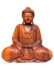 Wooden Buddha Seated - Various Sizes