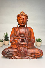 Wooden Buddha Seated - Various Sizes