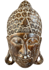 Wooden Buddha Face - Various Sizes