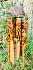 Tree of Life Burnt Bamboo Chime
