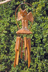 Bamboo and Coconut Owl Chime