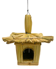 Straw Bird House - Square
