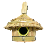 Straw Bird House - Round