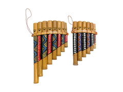 Dot Painted Pan Flute - Various Sizes