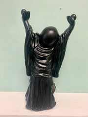 Resin Happy Buddha 30cm - Black