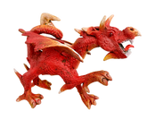 Red Standing Dragon