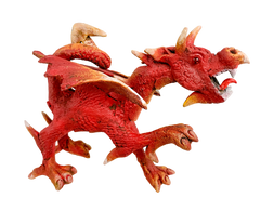 Red Standing Dragon