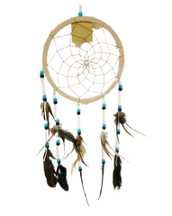 Dreamcatcher Blue / White - 17cm