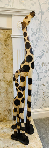 Wooden Giraffe Looking Up - Various Sizes