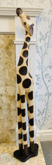 Wooden Giraffe Looking Up - Various Sizes