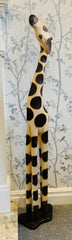 Wooden Giraffe Looking Up - Various Sizes
