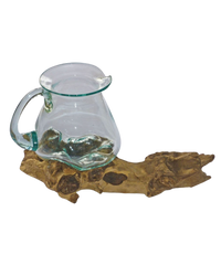 Coffee Root with Glass Water Jug