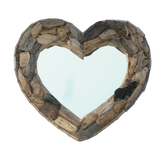 Heart Driftwood Mirror - Various Sizes