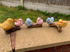 Bool Bird Multicoloured x 2 on Coffee Root