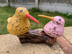 Bool Bird Multicoloured x 2 on Coffee Root