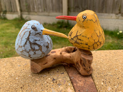 Bool Bird Multicoloured x 2 on Coffee Root