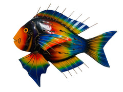 Metal Painted Fish