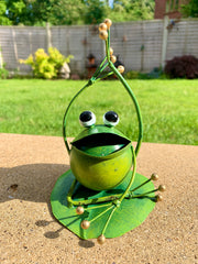 Painted Metal Frogs - Assorted Designs