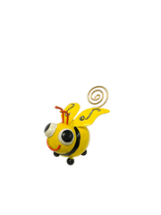 Painted Metal Bee Photo Holder