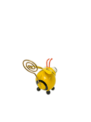 Painted Metal Bee Photo Holder