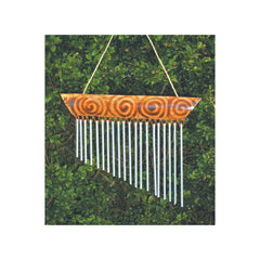 Bamboo 1 Piece Chime - Burnt Motif