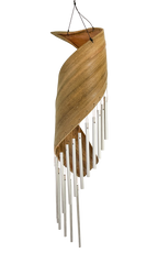 Iron Leaf Wind Chime - Natural