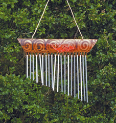 Bamboo 1 Piece Chime - Gecko Motif