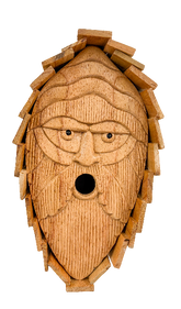 Wood Greenman Birdhouse Large