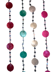 Capiz & Mirror Suncatchers - Round