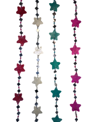 Capiz & Mirror Suncatchers - Stars