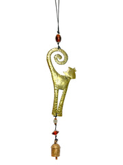 Iron Wind Chime - Cat Curled Tail