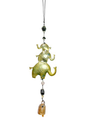 Iron Wind Chime - 3 Elephant String